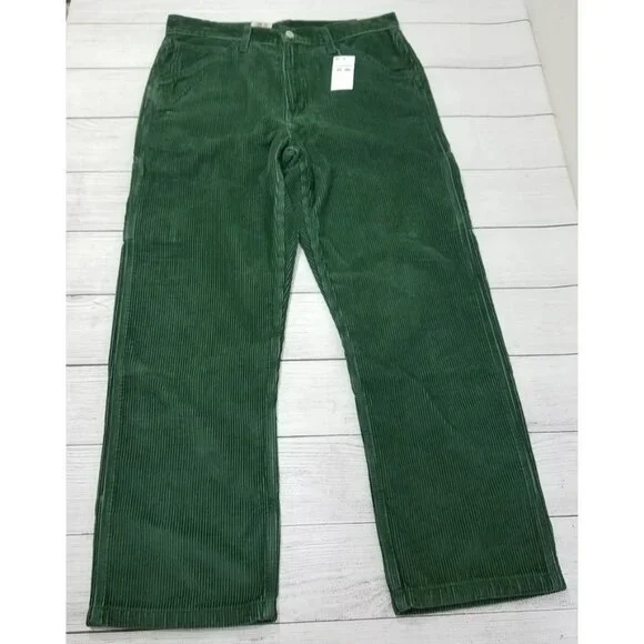 Levis 568 Courdary Loose Straight Carpenter Pants Mens Size 32x30 - Green - Picture 2 of 5